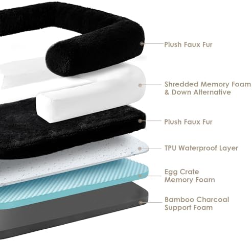 EHEYCIGA Orthopedic Foldable Human Dog Bed - Image 4