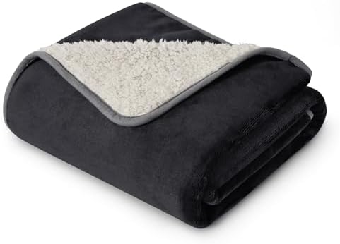 Bedsure Waterproof Blanket for Bed Soft Sherpa Fleece Throw, King 108"x86" by BEDSURE