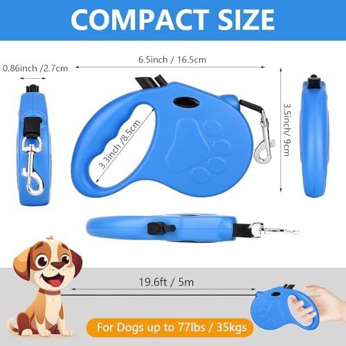 Retractable Dog Leash, 16ft Dog Walking Leash - Image 2