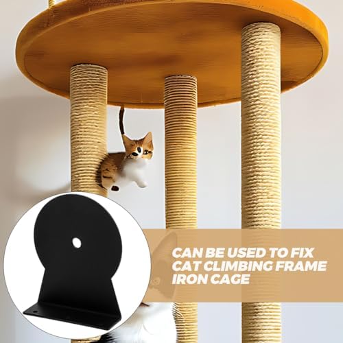 Toyvian Cat Wall Furniture Bracket Cat Climbing Pole Bracket - Image 3