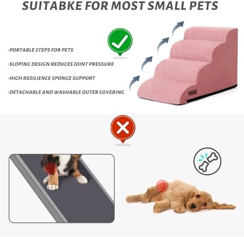 4-Step Dog Stairs for Bed or Couch - Image 3