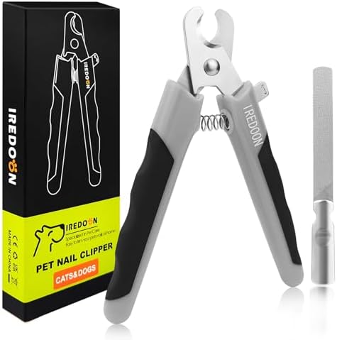 IREDOON Dog Nail Clippers, Ultra-Sharp Pet Nail Clippers by IREDOON