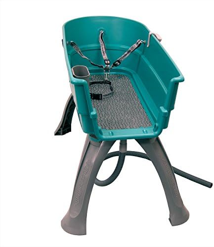 Booster Bath Elevated Portable Pet Bathing and Grooming Dog Bath Tub, Steps - Image 2
