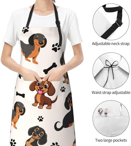 Art Apron with Pocket for Women Men - Image 2