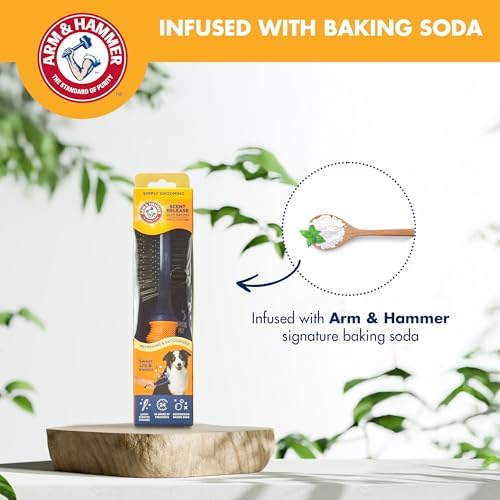 Arm & Hammer Deodorizing Pin & Bristle Dog Brush, Lily & Vanilla Scent - Image 4