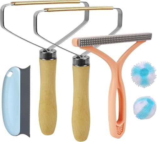 Pet Hair Removal Tool: 6 Pcs Dog Cat Hair Remover by Unknown