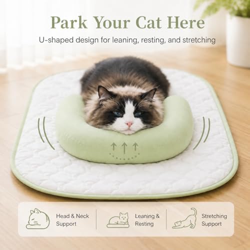 Cat Cooling Bed Mat, Breathable Summer Non-Slip Cushion Pad - Image 5