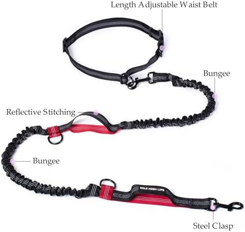 Mile High Life Hands Free Leash, Waist Leash - Image 4