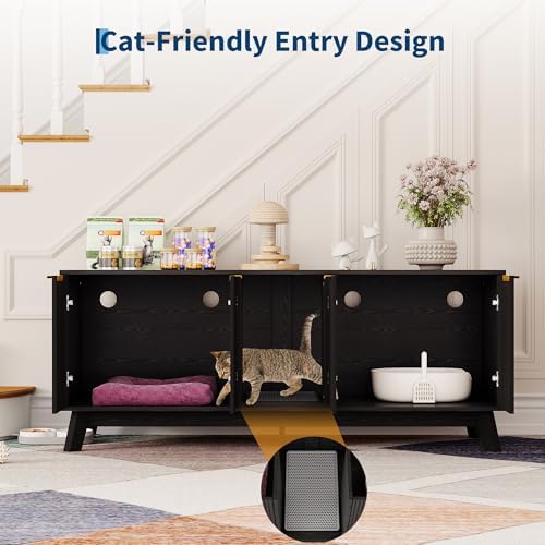 Cat Litter Box Furniture for 2 Cats - Image 4