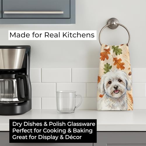 Caroline's Treasures Coton de Tulear Dogs Kitchen Towel 15x25 in - Image 3