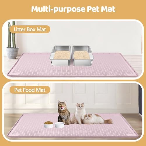 Silicone Cat Litter Mat for Litter Box 50”x35” Large Cat Mat - Image 6