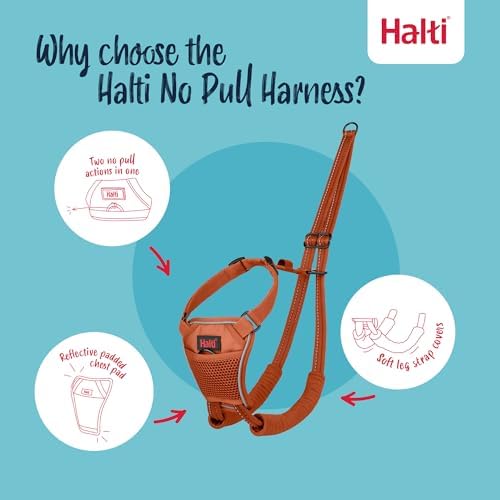 Halti No Pull Dog Harness | Size S, Burnt Orange - Image 3