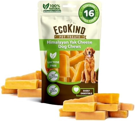 EcoKind Yak Cheese Himalayan Dog Chews, Yak Chews by EcoKindPetTreats