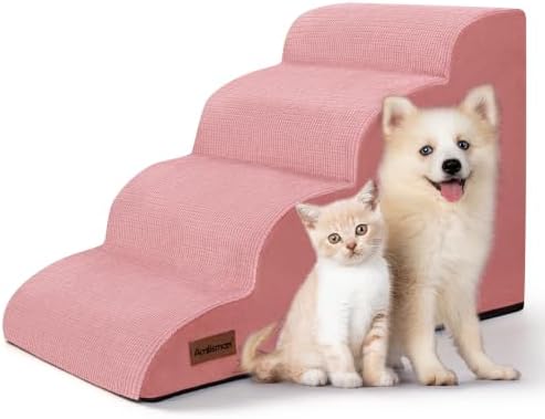4-Step Dog Stairs for Bed or Couch by AODISMAN
