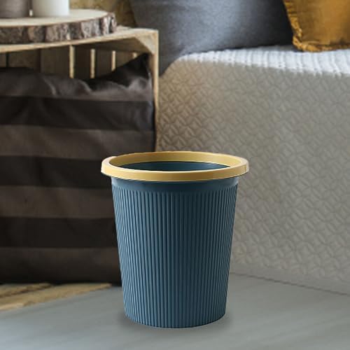 Bathroom Garbage Can, Lightweight Durable Striped Garbage Cans - Image 4