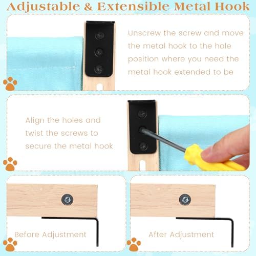Suzile 2 Pack Cat Window Perch, Holds up to 33 Lbs - Image 4