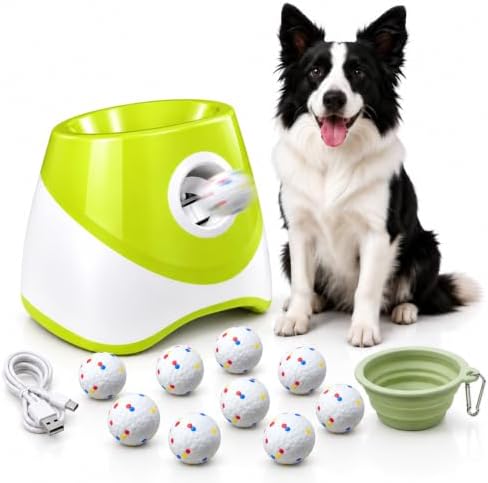 Automatic Ball Launcher for Medium Dogs, 2.28-Inch ETPU Balls by Unknown