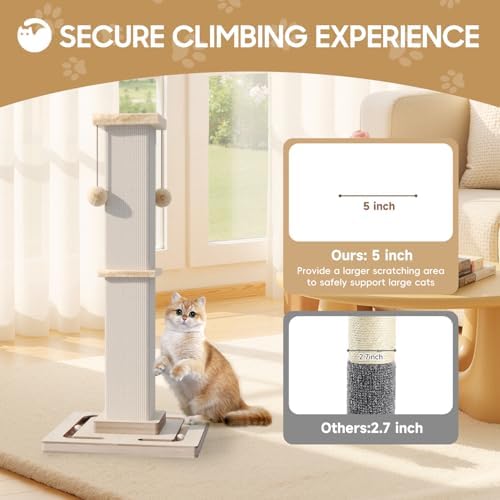 32" Large Cat Scratching Post - Image 4
