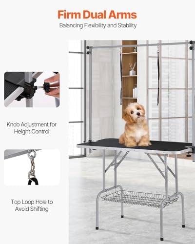 VEVOR 46 Inch Pet Grooming Table, Foldable - Image 4