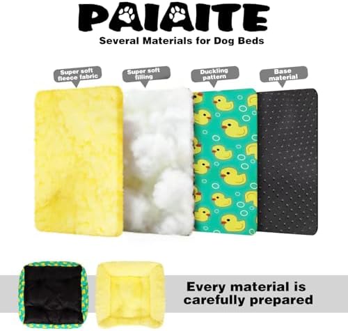 Rectangle Washable Dog Bed for Large, Medium & Small Dogs – Soft Calming Puppy - Image 6