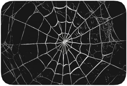 Spider Web Bath Mat 24x16 Inch Non-Slip Soft Microfiber Bathroom Rugs Washable by Unknown
