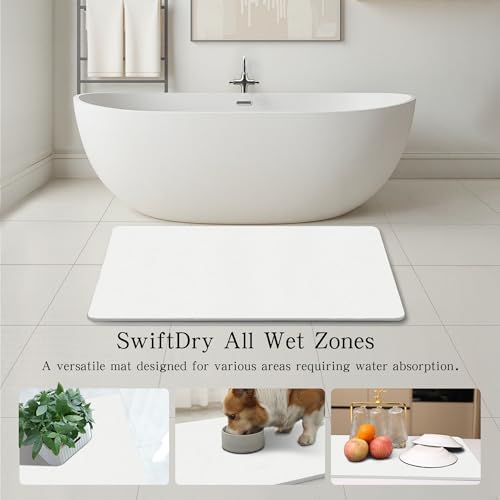 THMINS Extra Large Stone Bath Mat - Image 6