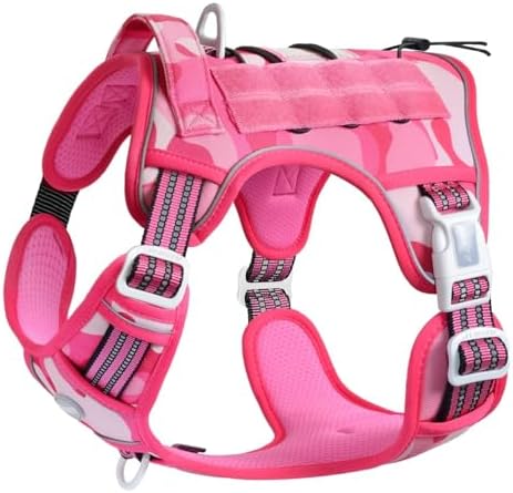 AUROTH Tactical Dog Harness for Extra Large Dogs, Heavy Duty No Pull Vest by AurothPets