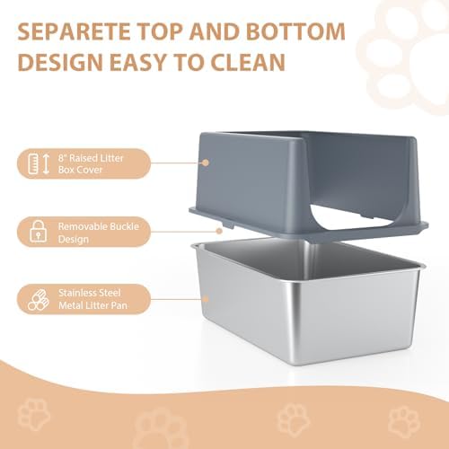 Stainless Steel Cat Litter Box - Image 4