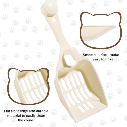 COMNICO Cat Litter Scoop, Kitty Litter Sifter Scooper - Image 3