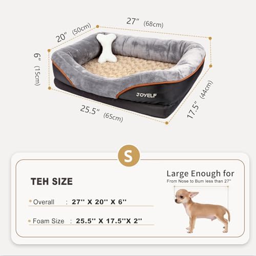 JOYELF Memory Foam Dog Bed Small Orthopedic Dog Bed & Sofa - Image 2