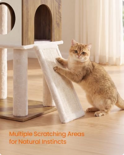 Feandrea Tall Cat Tree, 6-Tier Cat Tower - Image 5