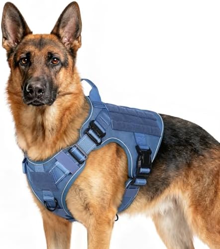 rabbitgoo Tactical Dog Harness X-Large, Heavy Duty Military No Pull Vest by rabbitgoo