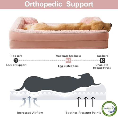WNPETHOME Orthopedic Washable XL Dog Bed - Image 3