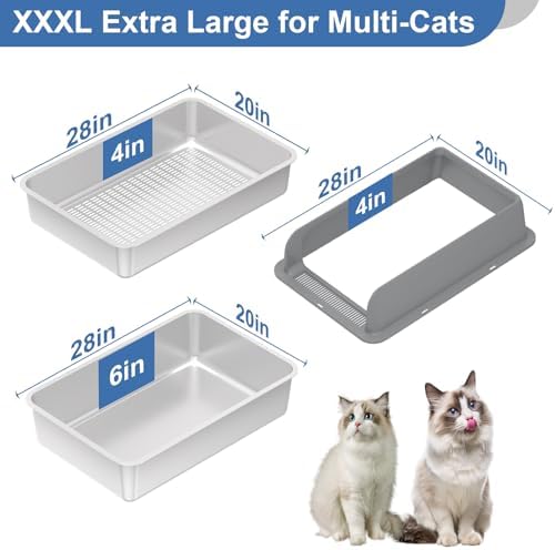 XXXL Stainless Steel Sifting Litter Box - Image 5