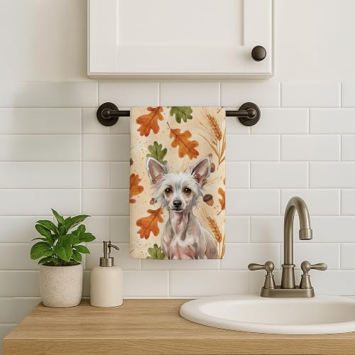 Caroline's Treasures Chinese Crested Dogs Kitchen Towel 15x25 in - Image 2