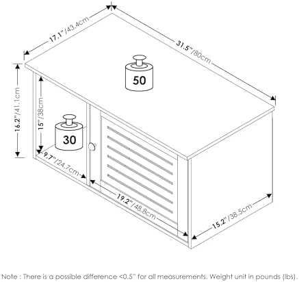Furinno Peli Farmhouse Hidden Cat Litter Box - Image 2