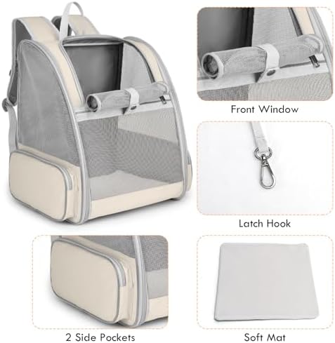 Cat Backpack Carrier, Small Dog Carrier Backpack - Image 2