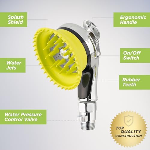 Wondurdog Deluxe Dog Washing Hose Attachment, Shower and Garden Sprayer - Image 6