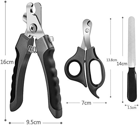 Pet Nail Clippers and Trimmers Set Safety Guard to Avoid Over Cutting Razor - Image 6