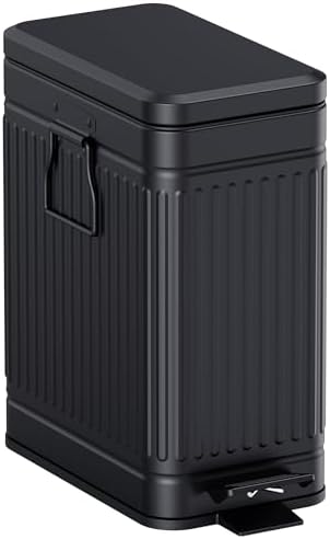 Small Trash Can with Lid, 1.6 Gal Dog Poop Trash Can by GibHerz