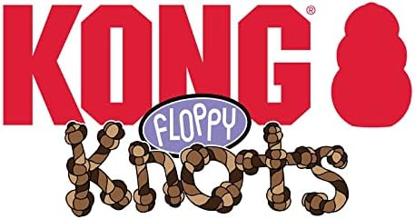 KONG Floppy Knots Rope and Plush Dog Toy, Medium/Large - Image 3