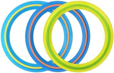 Flying Ring Disc for Age 4+ Kids Adults Beach Pool Toys by JEEFUD