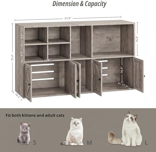 IRONCK Cat Litter Box Enclosure - Image 2