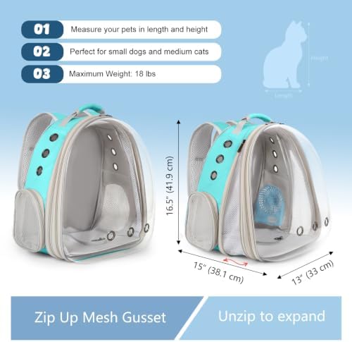 Large Cat Backpack Carrier - Image 2