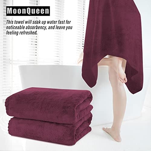 MOONQUEEN 6 Pack Premium Bath Towel Set - Image 7