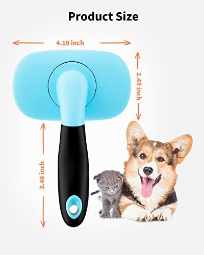 Glendan Dog & Cat Brush- Slicker Pet Brush- Shedding Grooming Tools - Image 5