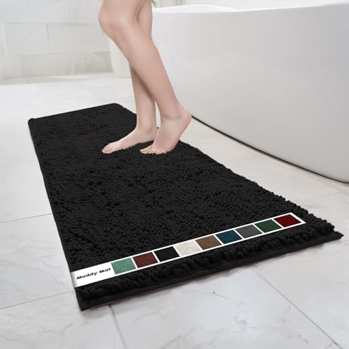 Muddy Mat® | Chenille Bathroom Rugs Quick Dry Microfiber Mats Non Slip Washable by MuddyMat%C2%AE