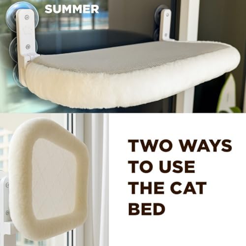 Cat Window Perch – Strong 6 Suction Cup Foldable Cat Hammock Bed - Image 5