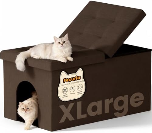 3-in-1 Cat Litter Box Enclosure by Fecuria