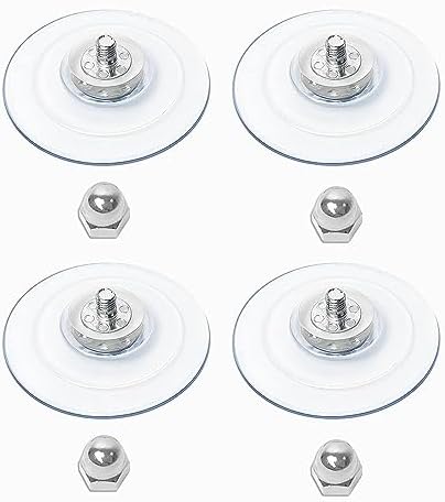 AMOSIJOY 4 Pack Cat Window Perch Strong Replacement Suction Cups by AMOSIJOY